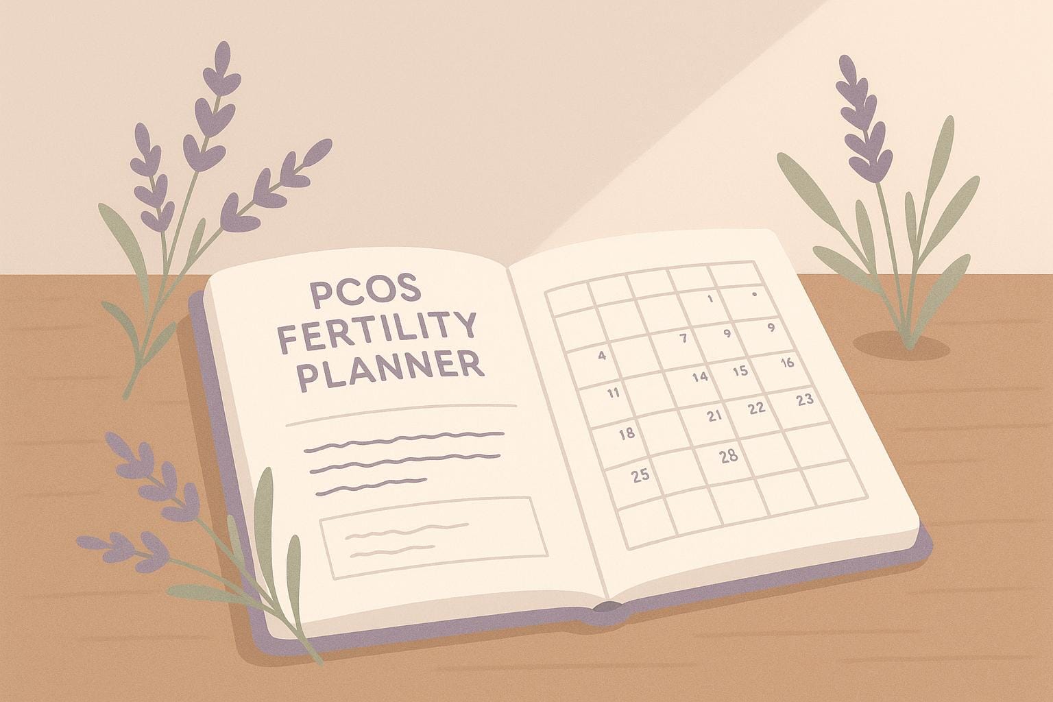 PCOS Fertility Planner for Your Journey